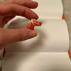 Hermes Quadrige Palladium coated twilly ring